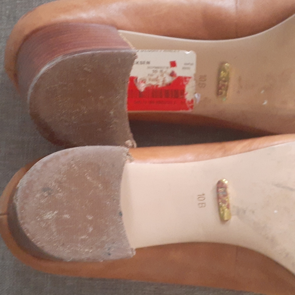 Lauren ralph Lauren tan leather pumps shoe size 10B - Picture 12 of 16